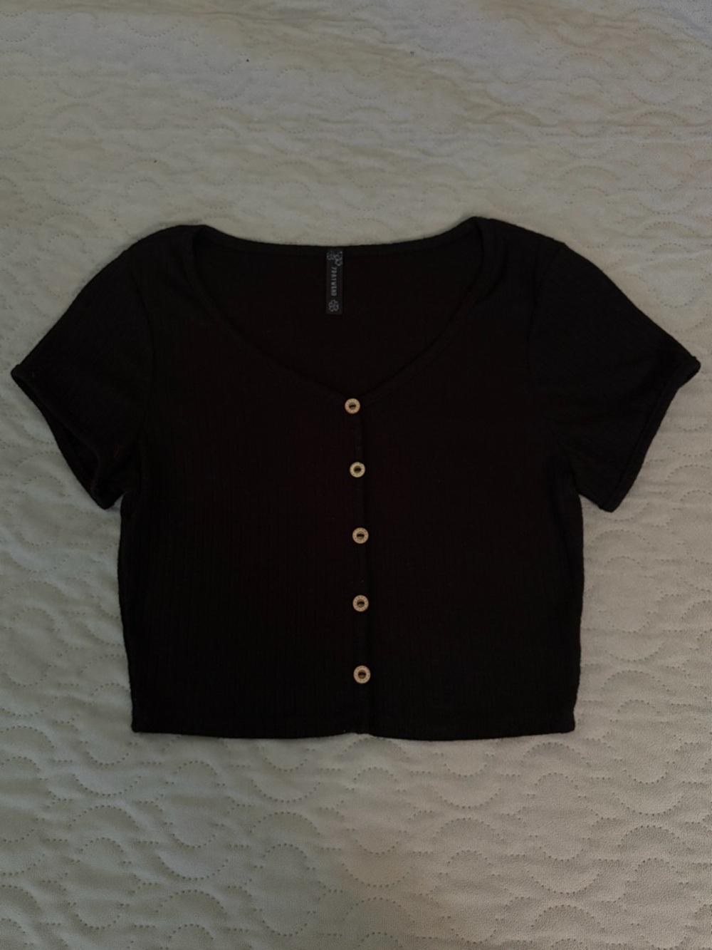 Black Crop Top